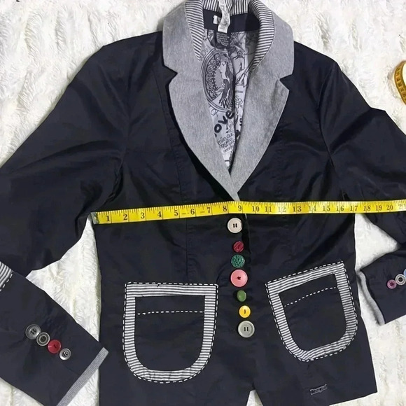 DESIGUAL Women’s Blazer Jacket - Picture 16 of 16